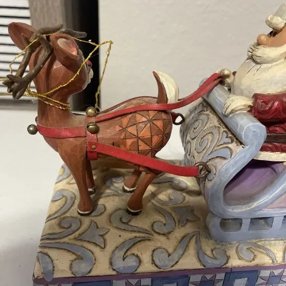 Jim Shore Traditions Rudolph the Red Nosed Reindeer Musical